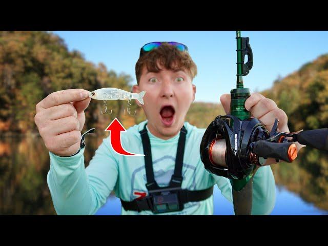 MICRO Glide Bait Challenge: Fall Bass Fishing Adventure