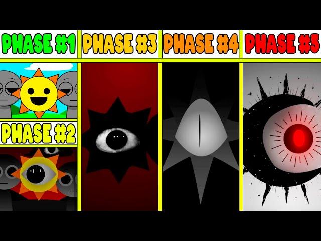 Phase 1 VS Phase 2 VS Phase 3 VS Phase 4 VS Phase 5 in Incredibox Sprunki !