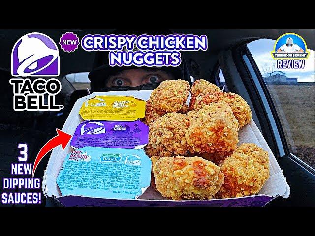 Taco Bell® Crispy Chicken Nuggets Review!  | Best Nuggets In Fast Food? | theendorsement