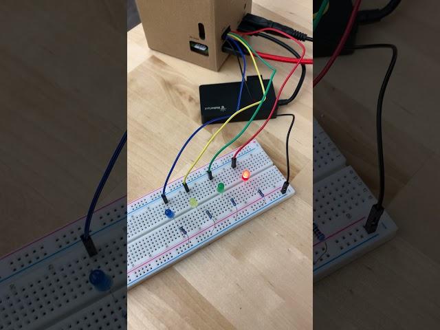 Raspberry Pi: Controlling LED's with Voice BONNET and Python (Student work/ DB)