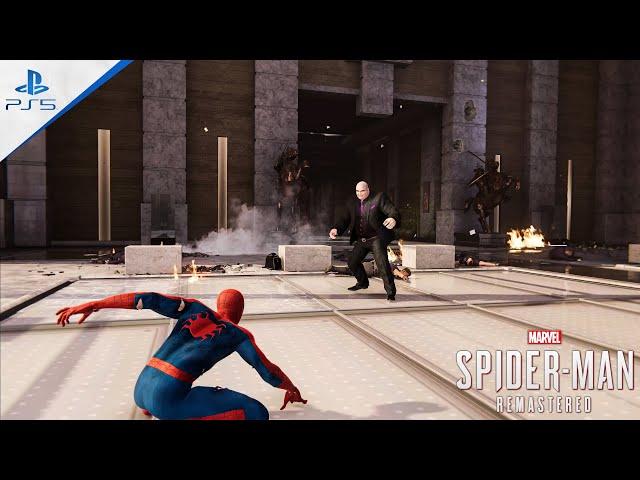 (PS5) Marvel’s Spider Man Remastered Kingpin Boss Fight - 4K 60FPS HDR RAY TRACING ULTRA GRAPHICS