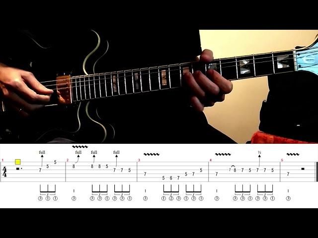 Four Basic Blues Licks - 1st Position