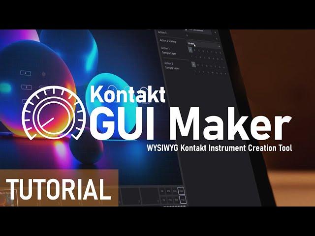 Creating a Kontakt instrument with Kontakt GUI Maker from start to finish (no coding required)