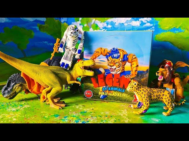 LEGEND of ANIMALS Beast Gladiators ️ Arex e Vastatore conoscono i nuovi eroi robot!