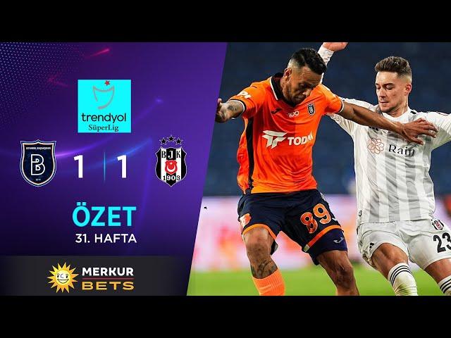 MERKUR BETS | R. Başakşehir (1-1) Beşiktaş - Highlights/Özet | Trendyol Süper Lig - 2023/24
