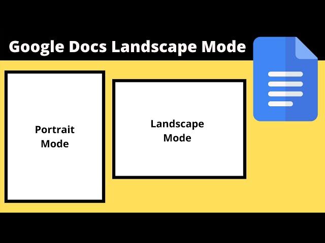 PAGE ORIENTATION | How to Make Google Docs Landscape Mode | GOOGLE DOCS TUTORIALS 2021