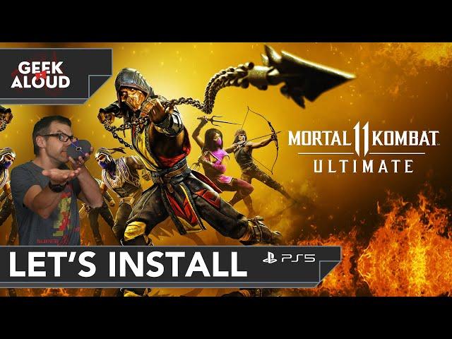 Let's Install - Mortal Kombat 11 Ultimate [PlayStation 5] #gaming