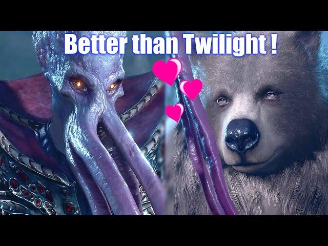 Baldur's Gate 3 - Mind Flayer & Bear Romance Scene