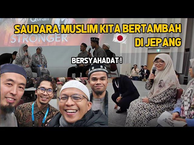 GADIS JEPANG INI BERSYAHADAT ! SATU AULA MERINDING DI ACARA AMAZING QURAN OSAKA !