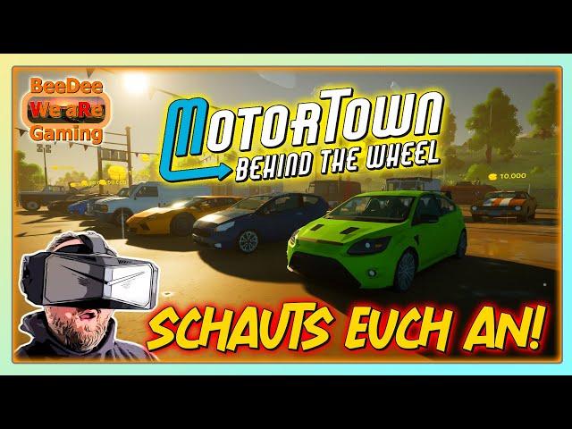 MOTORTOWN Behind the Wheel in VR (UEVR) / Beste Fahrsimulation mit Suchtpotential / PIMAX Crystal