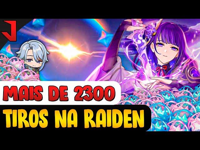 MANDEI MAIS DE 2300 TIROS NO BANNER DA RAIDEN E DO AYATO | TIRO DOS SUBS | GENSHIN IMPACT