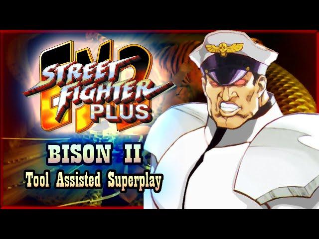 【TAS 】STREET FIGHTER EX2 PLUS (PSX) - BISON II (WHITE BISON)