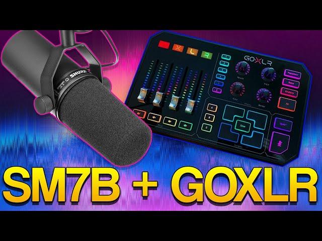 Shure SM7B & GoXLR - Review, Settings, and Test (No Cloudlifter!)