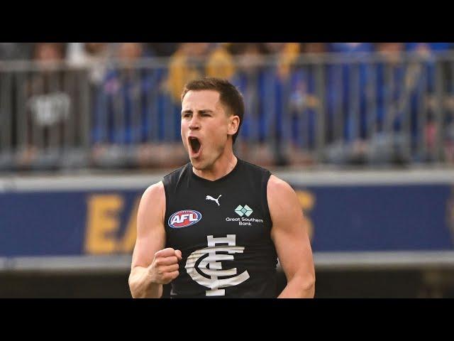 Matthew Owies - AFL 2024 Round 23 Highlights - Carlton @ West Coast Eagles