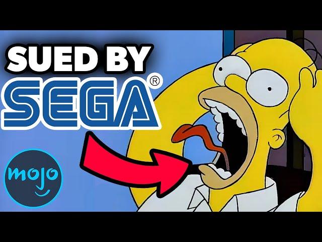 Top 10 Times The Simpsons Got Sued