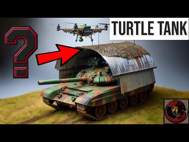 Russian created 'Turtle Tanks' and protective 'Cope Cages' | THE REALITY