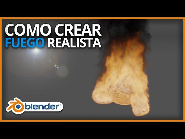 Como Hacer Fuego en Blender | Tutorial sencillo