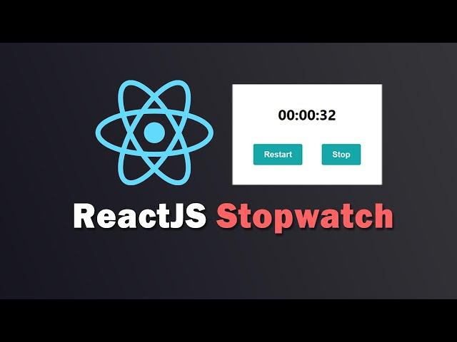 How to Create a Simple Stopwatch Timer with ReactJS