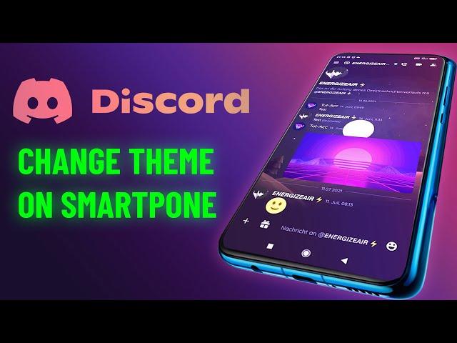 How to change Discord Theme on Mobile (2022) - Change Discord Background on Android Smartphone App