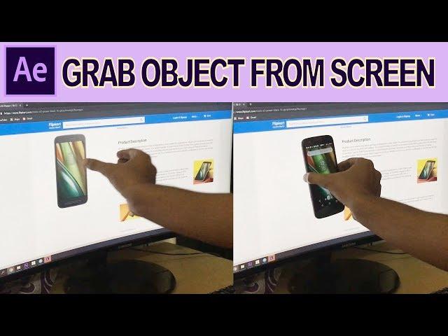 After Effects Tutorial : Grab Object from Screen | Zach King Magic Trick