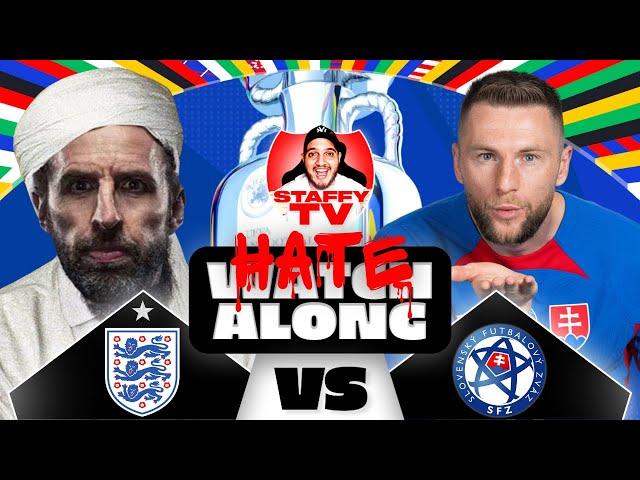 ENGLAND VS SLOVAKIA | SPAIN VS GEORGIA | LIVE EURO 2024 WATCH ALONG!