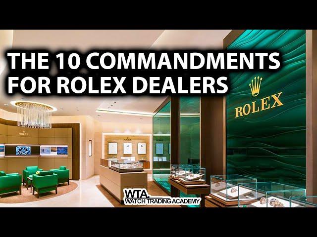 ROLEX AUTHORIZED DEALER RULES EXPOSED!