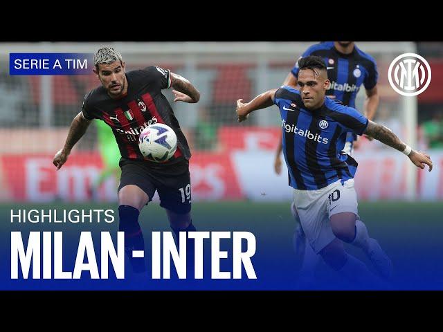 MILAN 3-2 INTER | HIGHLIGHTS | SERIE A 22/23 