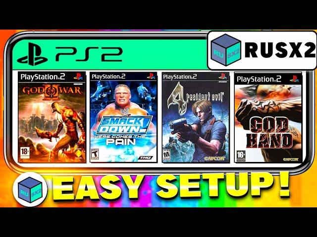 {2025}RUSX2 New Ps2 Emulator For Android | Rusx2 Emulator Setup Guide In Hindi | RUSX2 Emulator