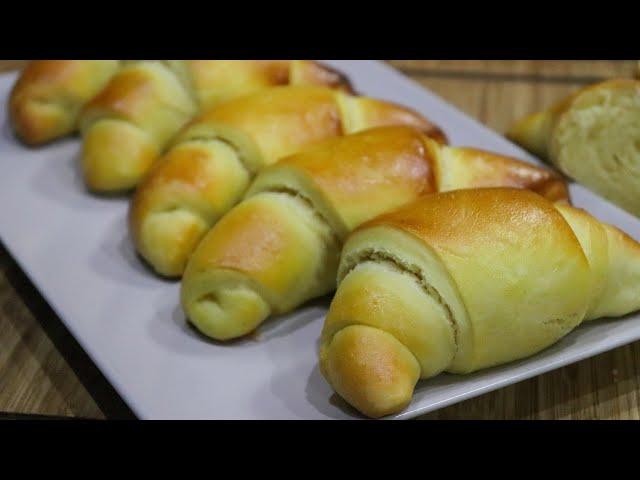 Receita de Croissants Brioche Simples | Pão de Leite