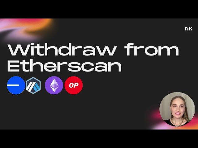 How to Withdraw From Etherscan