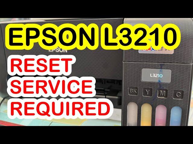 Epson L3210 Service Required | How to Reset