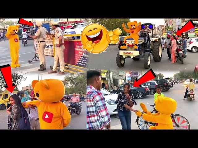 Irritating Punjab Police & Cute Girls | Teddy Bear Prank | Funny Indian Pranks | Singh Sixteen