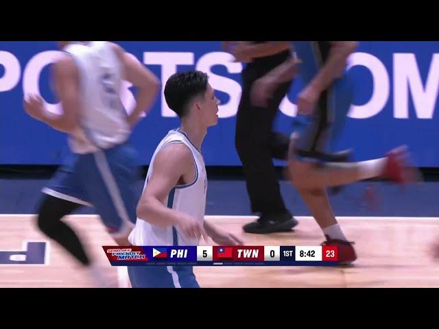 GILAS PILIPINAS vs TAIWAN MUSTANGS | 1ST QUARTER HIGHLIGHTS | SENDOFF FRIENDLY MATCH