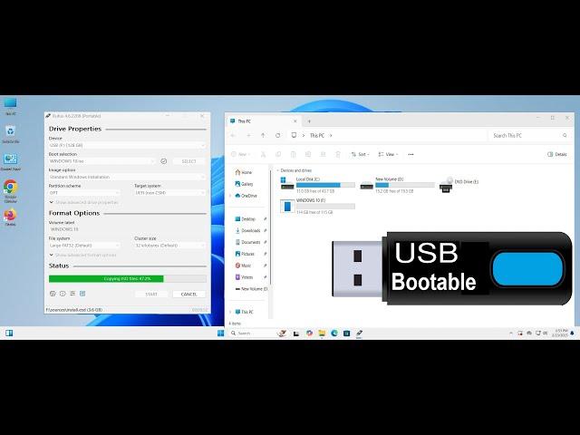 How to Create a Bootable USB Flash Drive Using Rufus (MBR/GPT, Legacy/UEFI) Windows 10 / 11