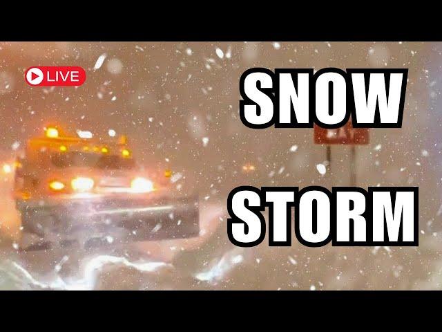 Live Now: LAKE EFFECT SNOWSTORM - Winter Weather - Live Storm Chaser