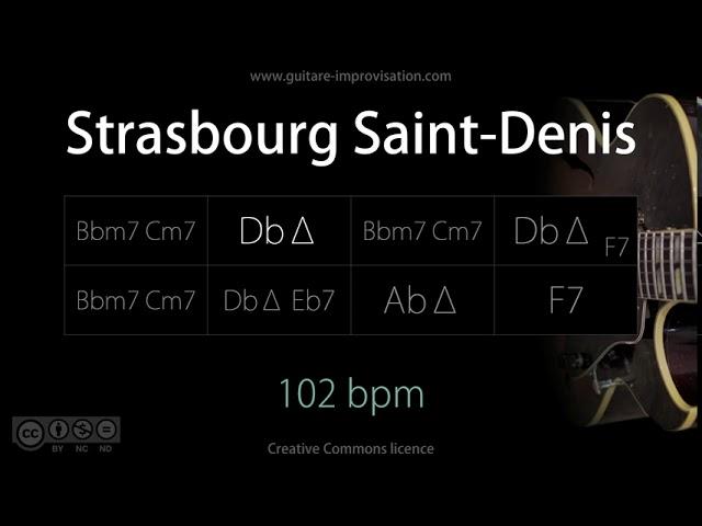 Strasbourg St. Denis (Roy Hargrove) : Backing Track