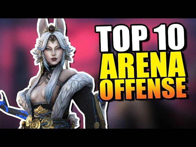 TOP 10 ARENA OFFENSE CHAMPIONS! | Raid: Shadow Legends