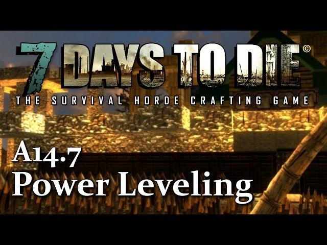 Power Leveling Weapon Smithing - How to level up fast In 7 Days To Die
