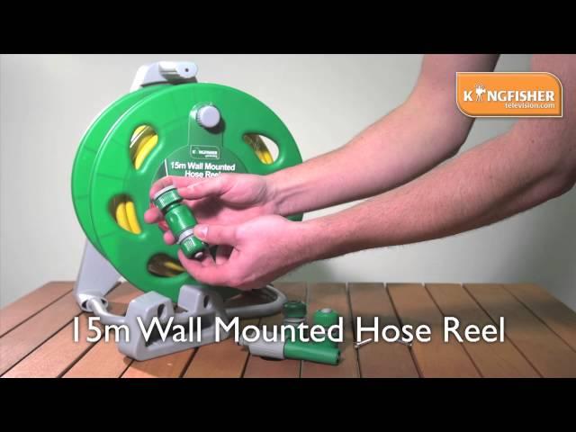 Kingfisher 15m Wall Mounted Hose Reel