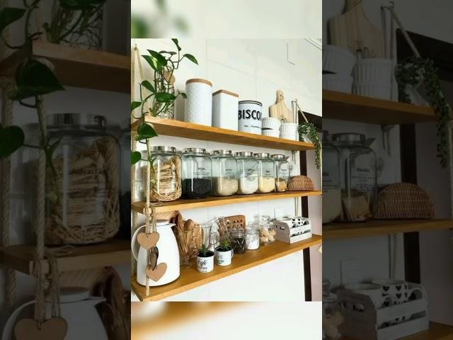 Kitchen Shelf Decor #shorts #kitchen #shelfs #decor #interiordesign #utensils #ceramic #new #viral