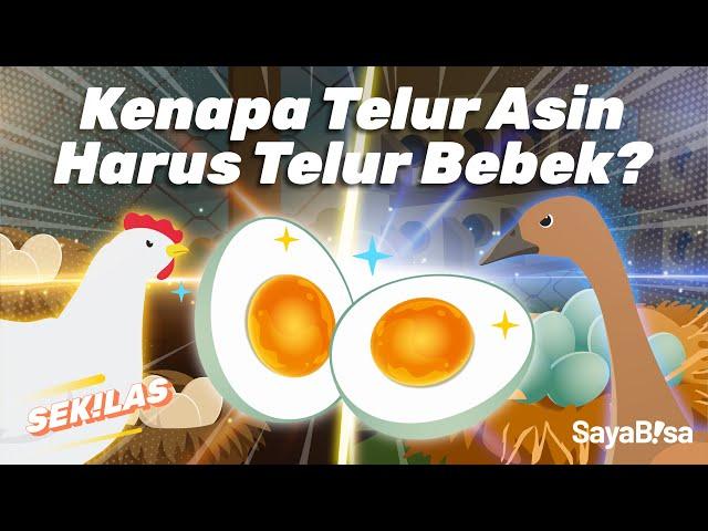 Kenapa Telur Asin Harus Dari Bebek? | SeKiLas