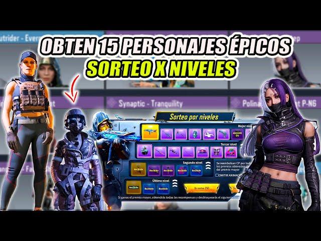 OBTÉN PERSONAJES | ÉPICO M4 - RED ACTION + NUEVO EVENTO SORTEO DE NIVELES COD MOBILE | RECOMPENSAS