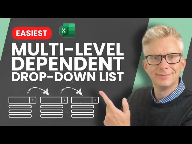 Easiest Multi-Level Drop-Down Lists in Excel!