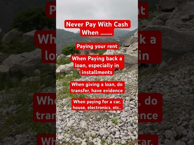 Never Pay With Cash.. #cash #payment #loan #financialtips #foryou