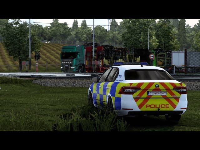 TruckersMP Game Moderator | Police Control at C-D road