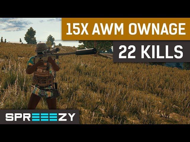 22 Kills 15x Scope AWM OWNAGE