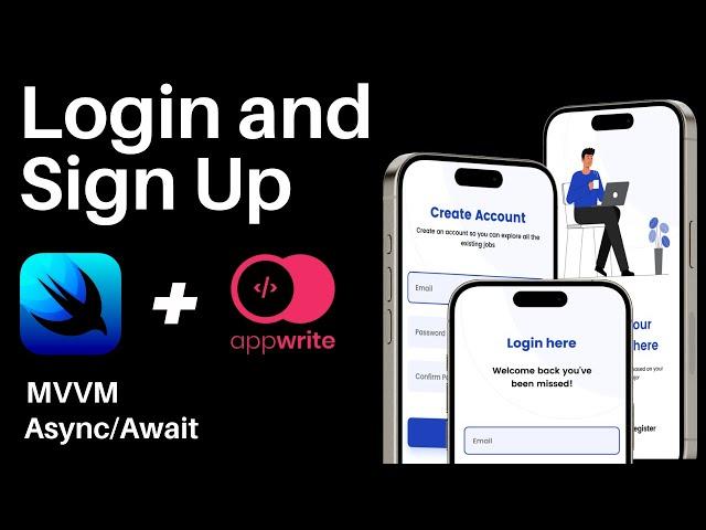 How to Build a Login and Sign Up Feature using SwiftUI + AppWrite |  Part 01