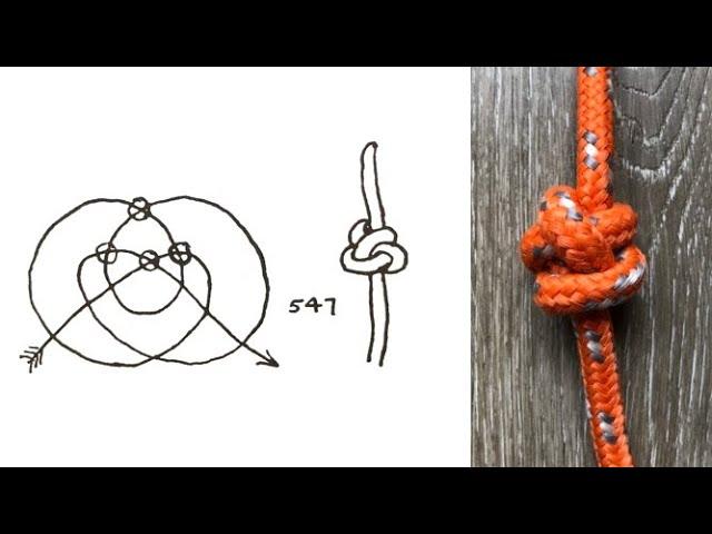 ABOK #547 Ashley Book of Knots - Tweenie Stopper Knot