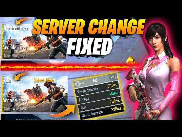 PUBG MOBILE LITE SERVER CHANGE PROBLEM FIXED  | HOW TO CHANGE SERVER IN PUBG MOBILE LITE