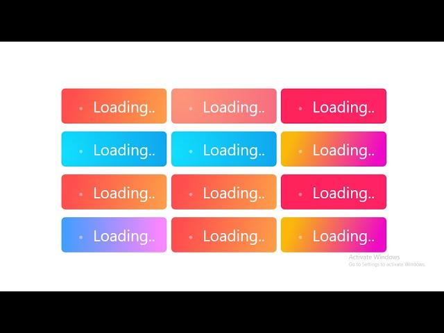 How to create loading button animation using bootstrap